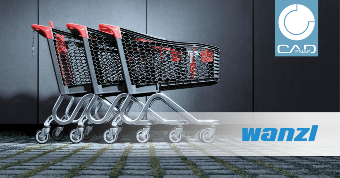 Wanzl shortens research and design times for the development of a new shopping cart by more than 2 hours with PARTsolutions