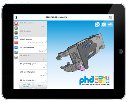 PHD 3D CAD Models App by CADENAS