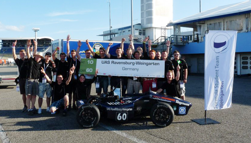 Das Formula Student Team besteht aus rund 40 engagierten Studenten  der verschiedensten Fachrichtungen der Hochschule Ravensburg-Weingarten